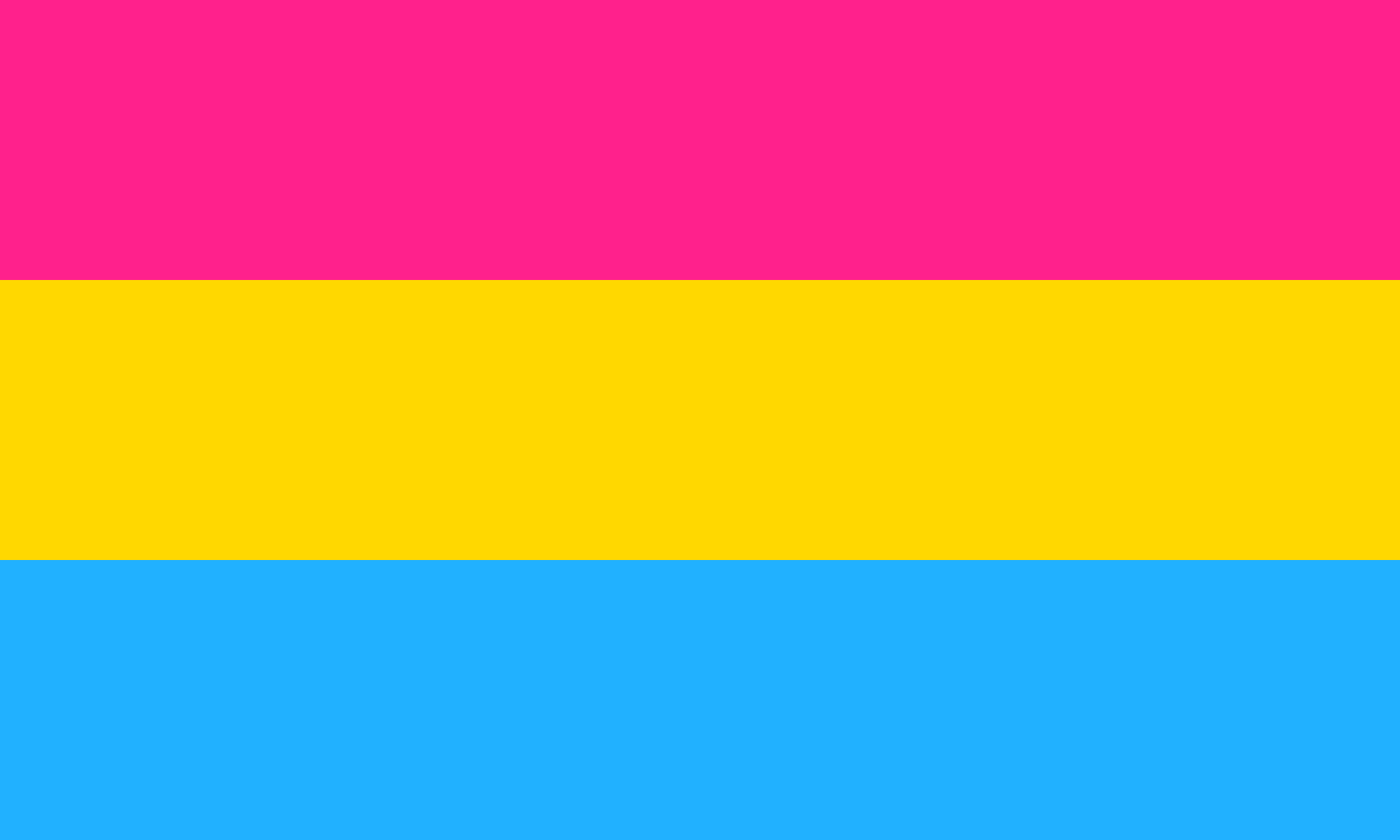 Flaggenfritze Pansexuell Flagge 90x150 Cm | Reißfestes Polyester, 2 Metallösen | + Gratis Sticker