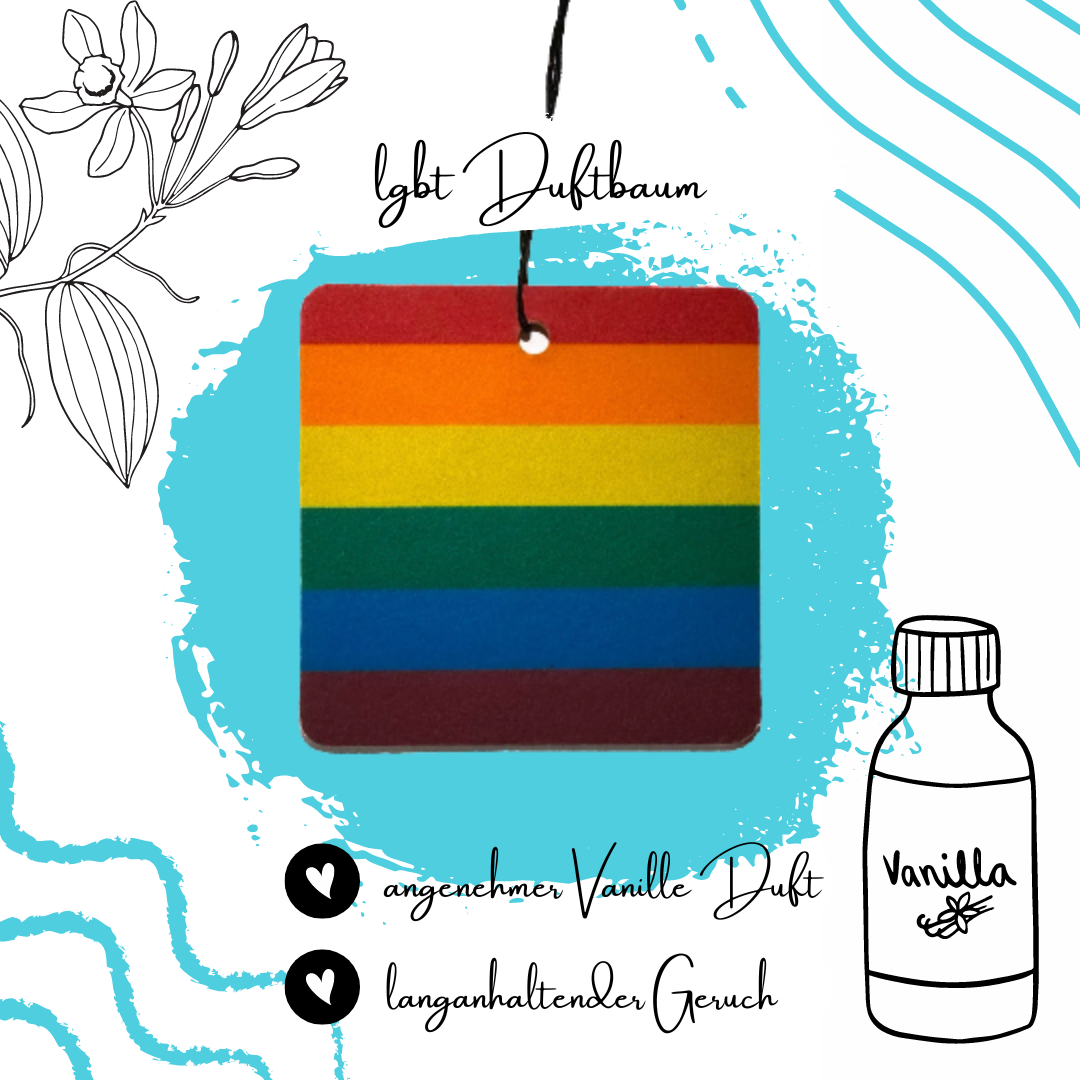LGBT Flagge Duftbaum